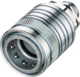 None Voswinkel HP20-1-L2836 Giunto Push-Pull Femmina, Serie 6, 28-L