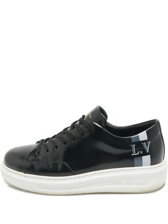 Louis Vuitton leather sneakers - Black