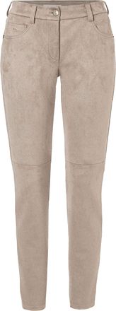 MAC Broeken 5-Pocket-Hose MAC MACSLIM, Damen, Gr. 38, L&auml;nge 28, oxide braun, Web, Obermaterial: 97% Polyester, 3% Elasthan, slim fit kn&ouml;chellang, Hosen 5-Pocket-H