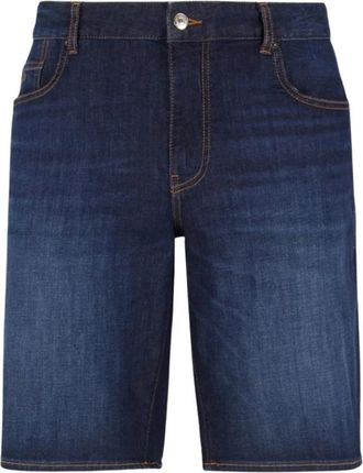 A|X Armani Exchange Stijlvolle Herenbroek - Heren - Denim shorts - Blauw - W28 - Korte Broeken