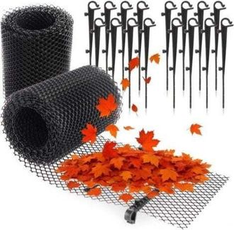 OEM Rollos De Malla Protectora Para Techos De 6 M, Filtros Para Canalones Con 16 Clips, Adecuados Para Kits De Protecci&oacute;n De Canalones Para Casas Y Cocher