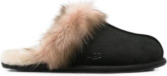 UGG Shearling-trim Slip-on Slippers