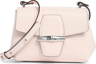Longchamp Le Roseau Crossbody Bag in Powder Pink at Nordstrom Rack