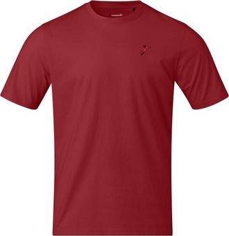 Norr&oslash;na 29 Cotton Activity Embroidery T-Shirt f&uuml;r Herren | rot