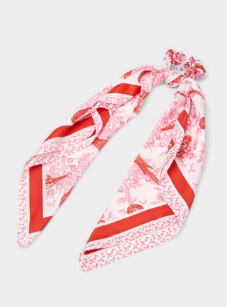 Simons Womens Patterned scarf scrunchie