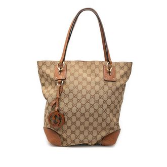 Gucci Pre-owned Gucci Medium GG Canvas GG Charm Tote Ladies O2W5BHYIY3AVG802