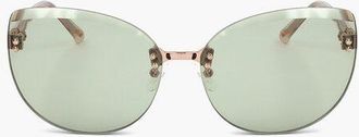Linda Farrow NO 21 Cat-eye Sunglasses with Full-lens Design size Unica