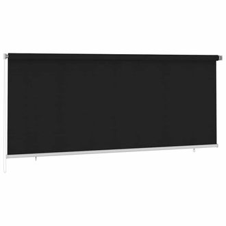 vidaXL Persiana Enrollable De Exterior 355(ancho)x140(alto)cm Negro Vidaxl