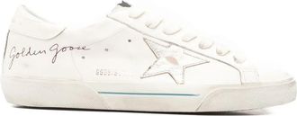 Golden Goose Super Star Nappa Upper Heel And Toe Suede Tongue Lamina