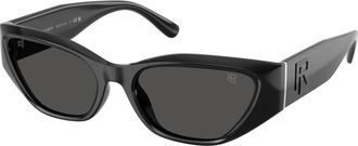 Ralph Lauren Zonnebril - Dames - Zonnebrillen - Zwart - 55 MM - Accessoires