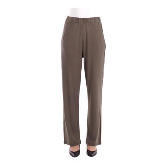 Max Mara Dames, Broeken, Groen, Maat: XL