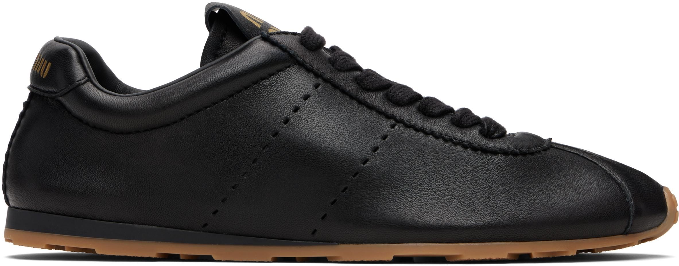 靴 90s00s miumiu archive leather sneaker 90s00s miumiu archive leather sneaker - メルカリ