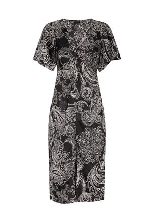 Dreimaster Dreimaster Jurk Dames zwart wit