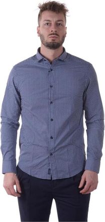 Armani Jeans Casual Button-Up Overhemd - Heren - Casual Overhemden - Veelkleurig - XL - Overhemden