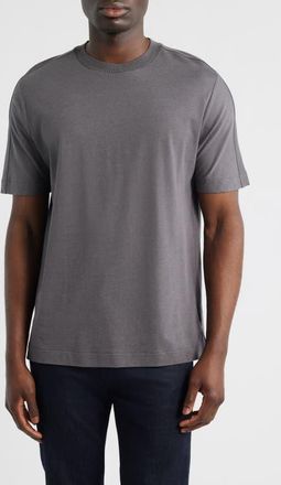 BOSS Taut Crewneck Top in Medium Grey at Nordstrom, Size Xx-Large