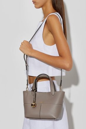 Furla Leather Primrose Mini Bag, Womens, Beige