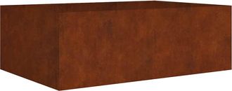 vidaXL Jardinera Acero Corten 120x80x40 Cm Vidaxl