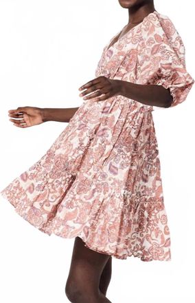 Cleobella Lavinia Mini Dress In Amara Floral
