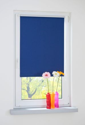 Liedeco Seitenzugrollo blickdicht energiesparend ohne Bohren