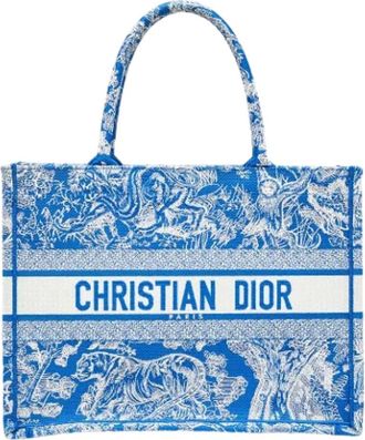 Dior Pre-owned Canvas totes - Dames - Vintage Shopper - Blauw - ONE Size - Vintage