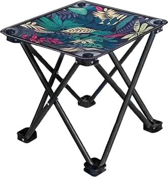 OEM Tabouret Pliable - Tissu Oxford 600d - Pour Camping Randonn&eacute;e P&ecirc;che Barbecue - Hauteur 28 Cm - 1 Pi&egrave;ce