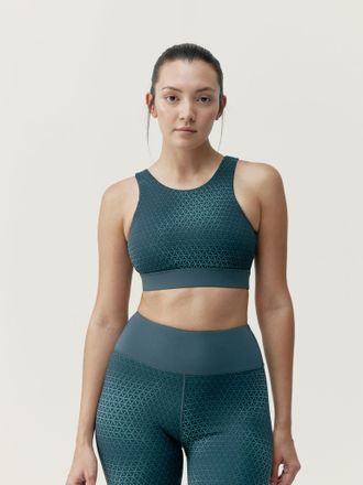 Born Living Yoga Top Yuto Slate/Artic