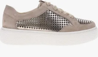 Vaneli Womens Yago Sneaker In Shell Mercury/truffle