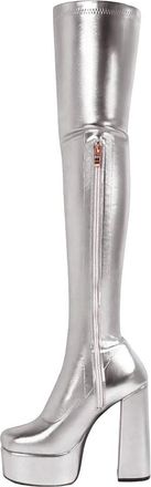 Generic Womens Over The Knee Boots Patent Leather Platform Super High Heel Long Booties Fashion Style