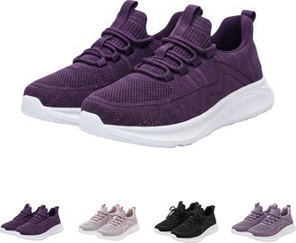 Generic Outdoor Sports Shoes for Women Trainers Breathable Mesh Running Shoes Wide Foot Comfortable Fitness Shoes Trainers Flat Outdoor Fitness Running Walkin