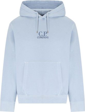 C.P. Company FELPA CON CAPPUCCIO CERULEAN C.P. COMPANY