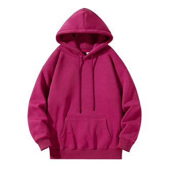 Generic Mens Plain Hoodies Mens Sweatshirts with Hoods Fleece Pull-Over Soft and Comfy Sweatshirts Hoodies Regular Fit Classic Sweatshirt Outdoor Sweatshirt S