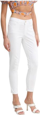 Fracomina Bella Skinny Jeans - Dames - Cropped Jeans - Wit - W24 - Katoen - Jeans