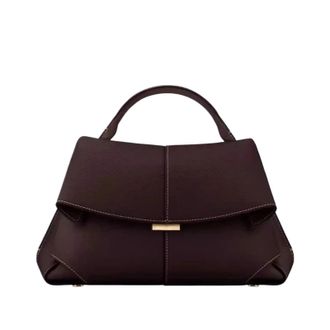 Generic Handbag For Women, Pleated Leather, Shoulder Bag(Sandalwood Brown)