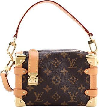 Louis Vuitton Brown Monogram Canvas Side Trunk Pm (Authentic Pre-Loved)