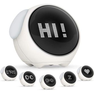 OEM Reloj Despertador Infantil, Reloj Despertador Digital Recargable, Reloj Despertador Infantil Con Emojis Adorables, Reloj Infantil Con Luz Nocturna Con