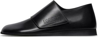 Loriblu Hoge loafer van kalfsleer - Dames - Platte Schoenen - Zwart - 40 EU - Leer - Schoenen
