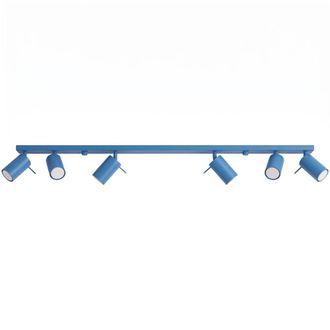 Sollux Lighting Plafone azul claro acero alt. 16 cm