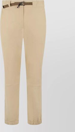 Moncler straight trousers contrasting belt ankle length