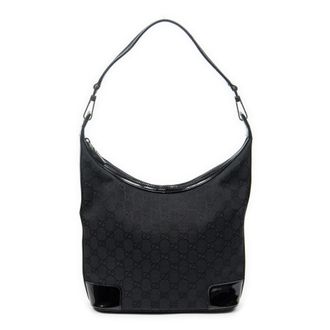 Gucci Pre-owned Womens Shoulder Zip Hobo bag - Black - One Size