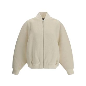 Jacquemus White Alpaca Wool Jacket