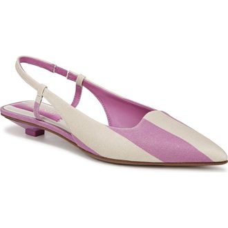 Franco Sarto Palmira Slingback Pointed Toe Pump - Wide Width Available in Purple at Nordstrom Rack, Size 6.5