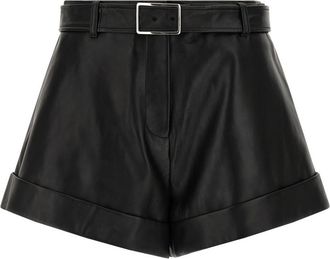 Sportmax Black Spxvasaio shorts