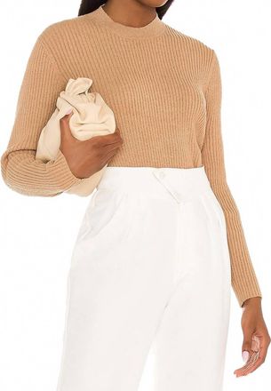 Astr Prescott Sweater In Camel