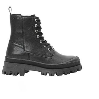 Ten Points Jenny Lace Boots Tanned Leather Winterschuhe f&uuml;r Damen | grau/schwarz