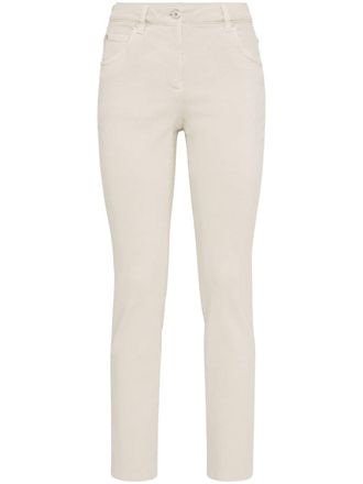 Brunello Cucinelli Mid waist skinny jeans - Beige