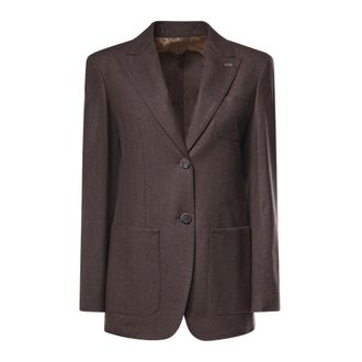 Max Mara Blazers - Dames - Jassen - Bruin - Maat: S Zijde