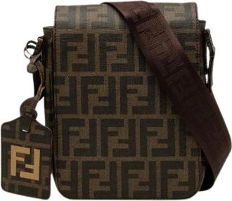 Fendi Pre-owned Zucca Shoulder Bag - - Pre-owned - Donna - Marrone - ONE SIZE