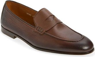 Doucal's Panarea Penny Loafer in Daino Marrone at Nordstrom, Size 45