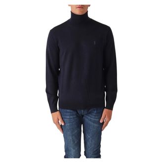 Polo Ralph Lauren Truien & Vesten, Heren, Blauw, M, Wol, Turtleneck Knit