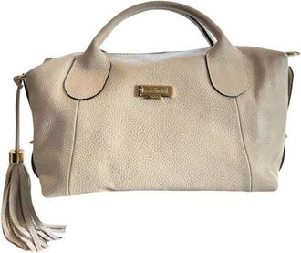 Baldinini Beige Cowhide Shoulder Womens Bag